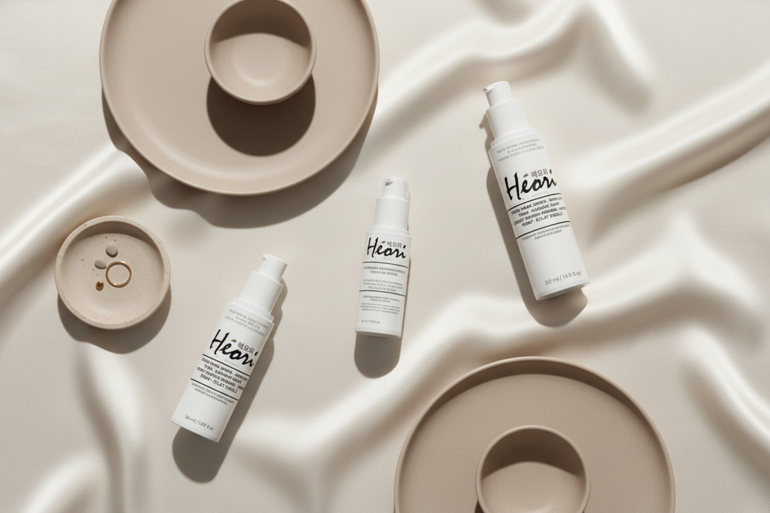 Routine skincare coréenne débutant — produits Héori K-Beauty