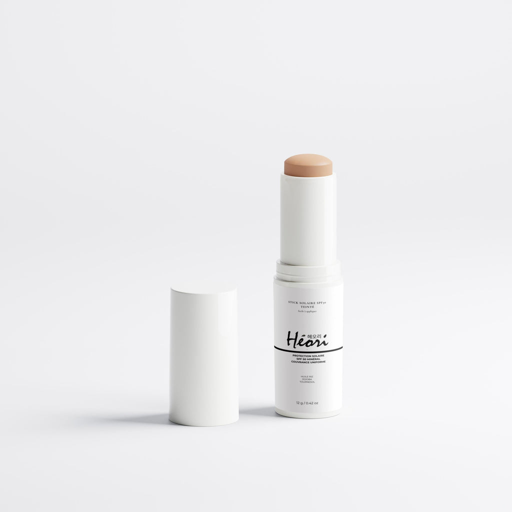Stick Solaire SPF50 Teinté 12g | Héori Minéral Bonne Mine - HÉORI K-BEAUTY