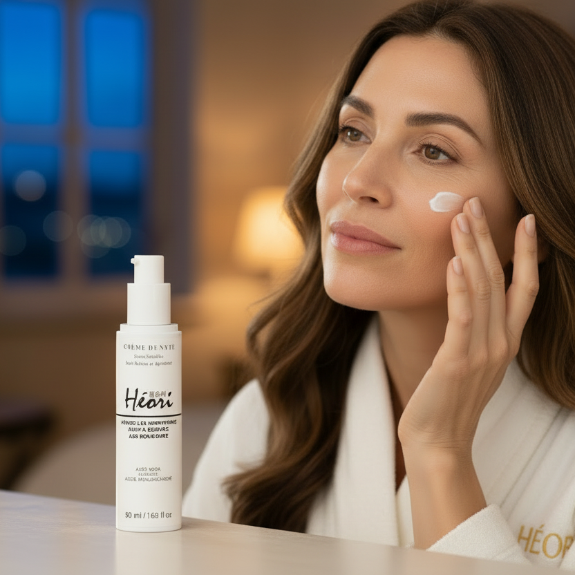 Crème Nuit Apaisante Bio 50ml | Héori Sans Parfum