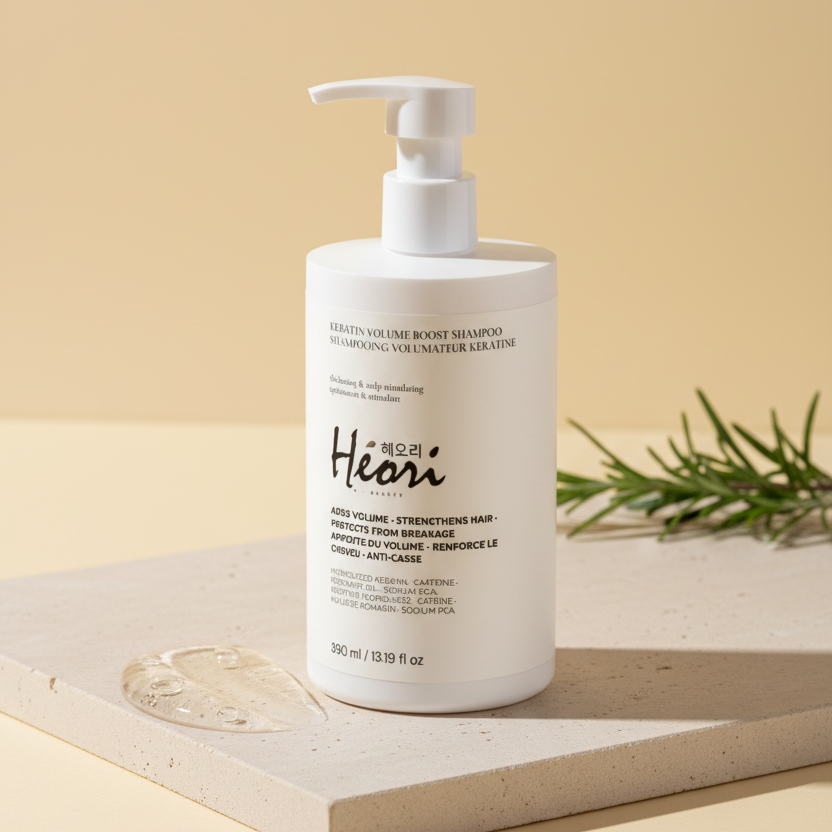 Shampooing Volumateur Kératine & Caféine 390ml | Héori