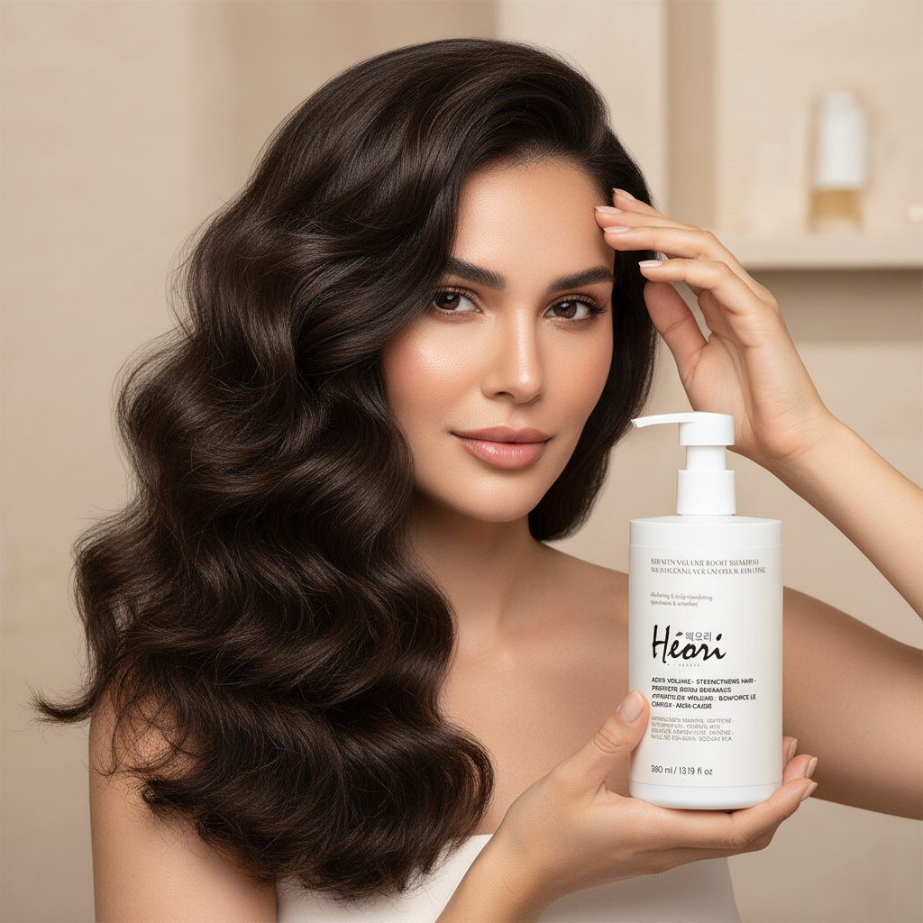 Shampooing Volumateur Kératine & Caféine 390ml | Héori