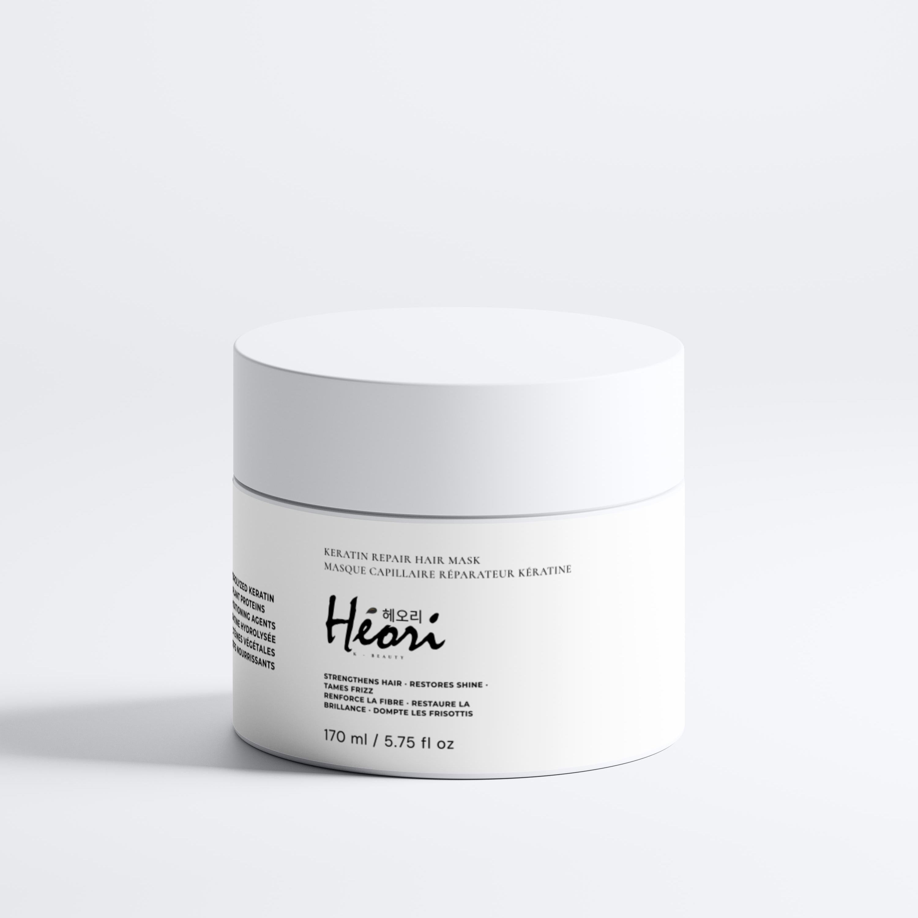Masque Cheveux Réparateur Kératine 170ml | Héori - HÉORI K-BEAUTY