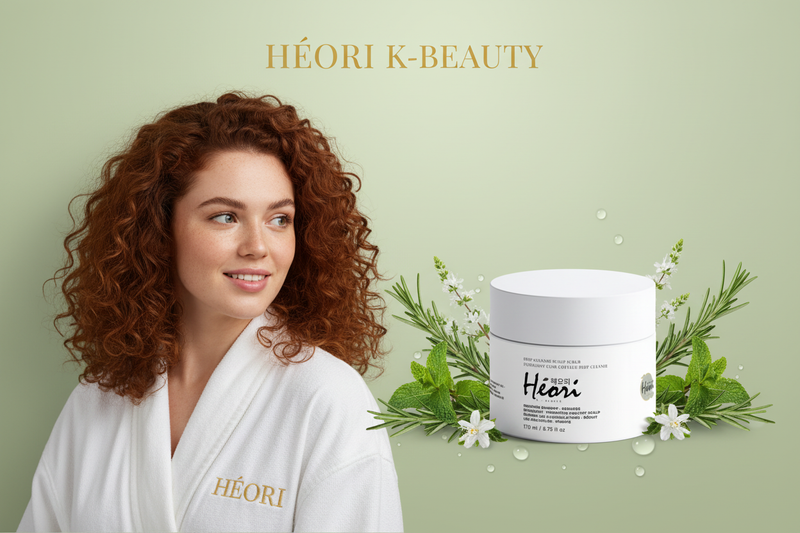 Bannière Exfoliant Romarin Menthe - HÉORI K-BEAUTY