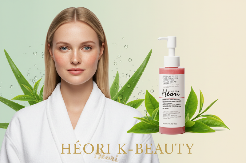 Bannière Nettoyant Visage - HÉORI K-BEAUTY