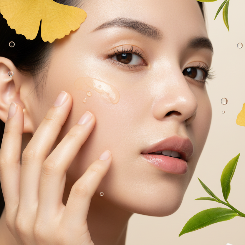 Gel Booster – application lifestyle - Gel Booster Ginkgo Antioxydant 30ml | Héori