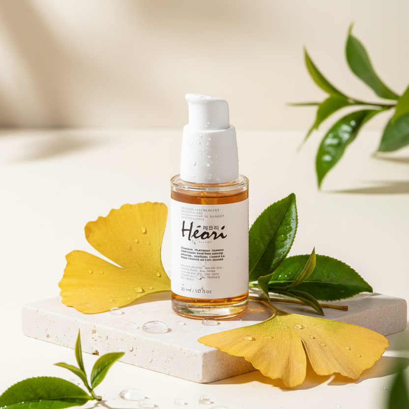 Gel Booster au Ginkgo – feuilles jaunes - Gel Booster Ginkgo Antioxydant 30ml | Héori