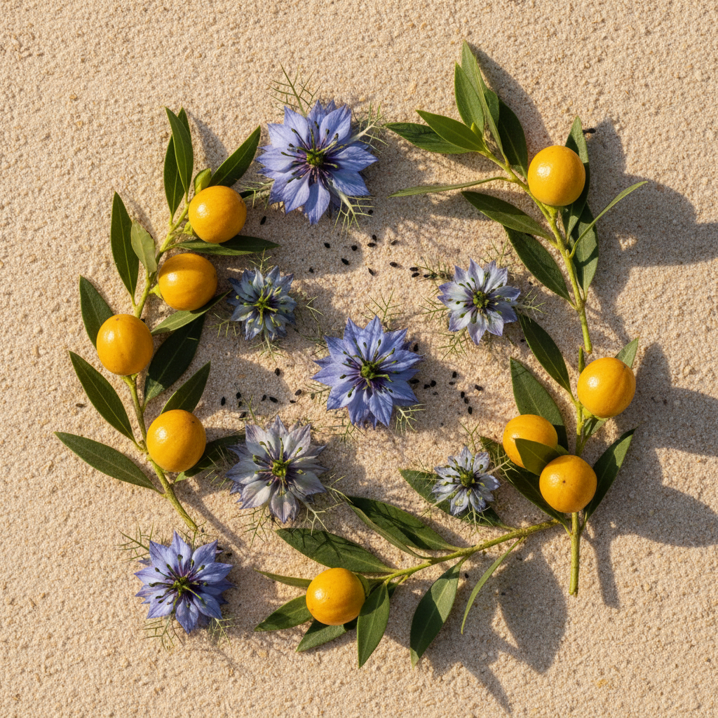 Nigelle & Jojoba - Décor botanique | Héori