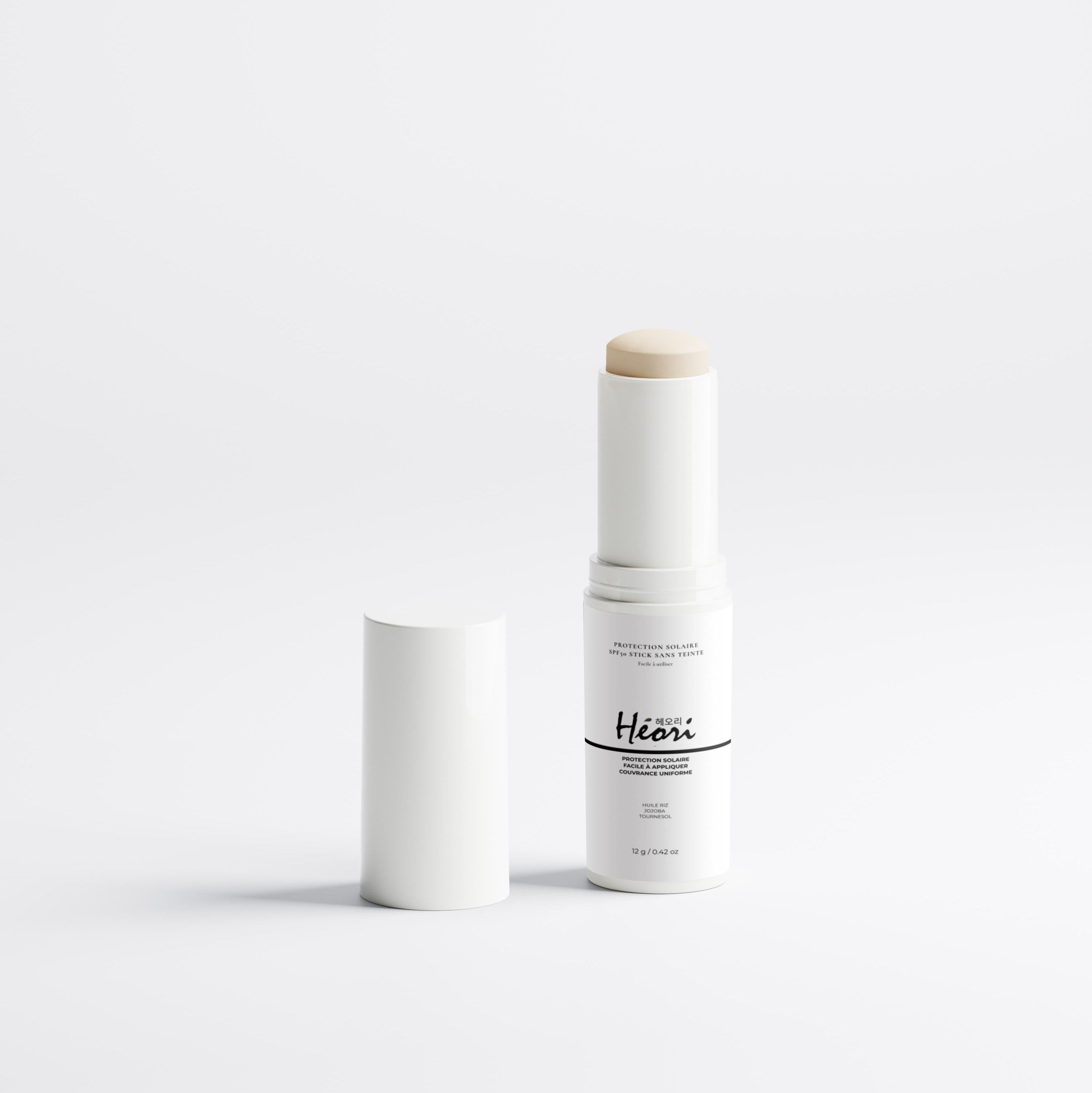 Stick Solaire SPF50 Sans Teinte 12g | Héori Minéral - HÉORI K-BEAUTY